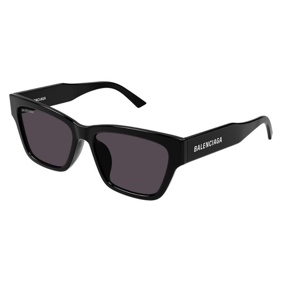 New Authentic  BALENCIAGA Everyday Black Square BB0307SA 001 Sunglasses Women - Picture 1 of 5